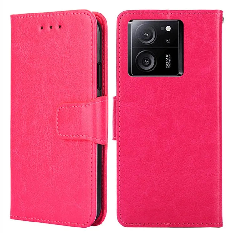 For Xiaomi Redmi K60 Ultra / 13T / 13T Pro Textured PU Leather Wallet Stand Phone Case