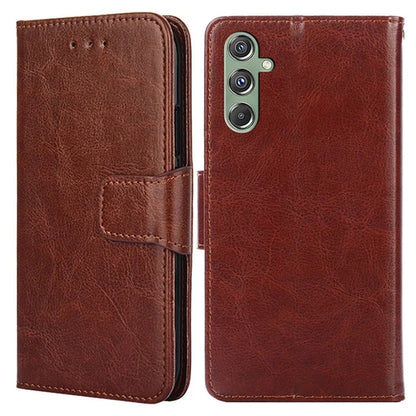 For Samsung Galaxy M34 5G / F34 5G Case Dustproof TPU+PU Leather Wallet Stand Cell Phone Protector