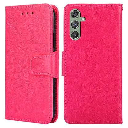 For Samsung Galaxy M34 5G / F34 5G Case Dustproof TPU+PU Leather Wallet Stand Cell Phone Protector