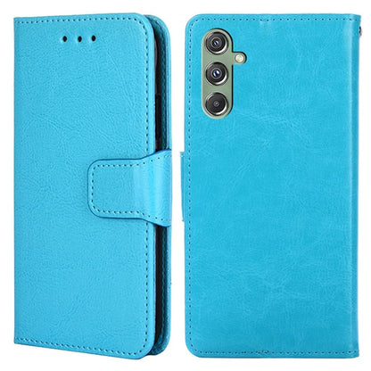 For Samsung Galaxy M34 5G / F34 5G Case Dustproof TPU+PU Leather Wallet Stand Cell Phone Protector