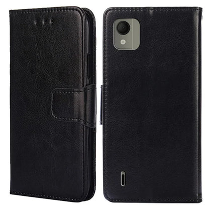 For Nokia C110 Case Shockproof TPU+PU Leather Wallet Stand Mobile Phone Cover