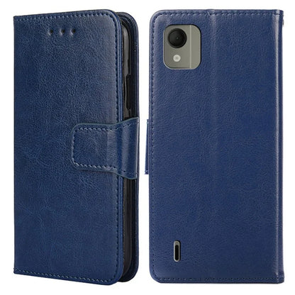 For Nokia C110 Case Shockproof TPU+PU Leather Wallet Stand Mobile Phone Cover