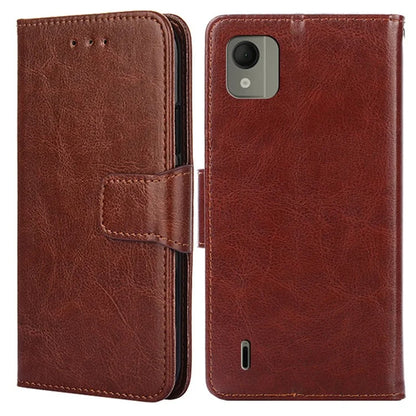 For Nokia C110 Case Shockproof TPU+PU Leather Wallet Stand Mobile Phone Cover