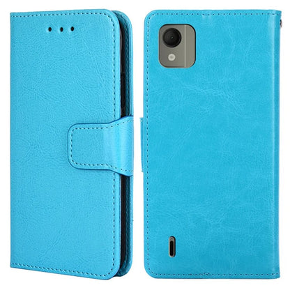 For Nokia C110 Case Shockproof TPU+PU Leather Wallet Stand Mobile Phone Cover