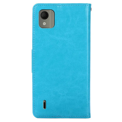 For Nokia C110 Case Shockproof TPU+PU Leather Wallet Stand Mobile Phone Cover