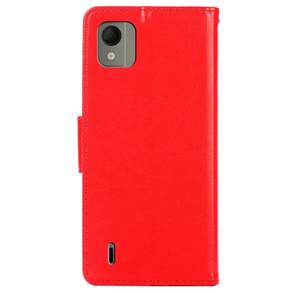 For Nokia C110 Case Shockproof TPU+PU Leather Wallet Stand Mobile Phone Cover