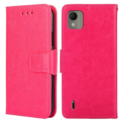 For Nokia C110 Case Shockproof TPU+PU Leather Wallet Stand Mobile Phone Cover