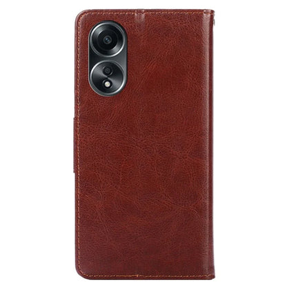 For Oppo A58 4G Case Scratch-resistant TPU+PU Leather Wallet Stand Phone Cover