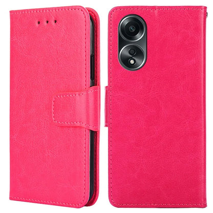 For Oppo A58 4G Case Scratch-resistant TPU+PU Leather Wallet Stand Phone Cover