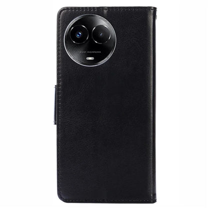 For Realme 11 5G (Global) /  11x 5G Case Scratch-resistant TPU+PU Leather Wallet Stand Soft Phone Protector