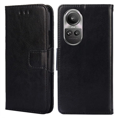 For Oppo Reno10 5G (Global) / Reno10 Pro 5G (Global) Case TPU+PU Leather Wallet Stand Anti-scratch Phone Cover