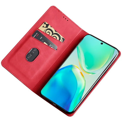 For vivo Y27 4G Case PU Leather+TPU Skin-touch Flip Stand Phone Cover with Card Slots