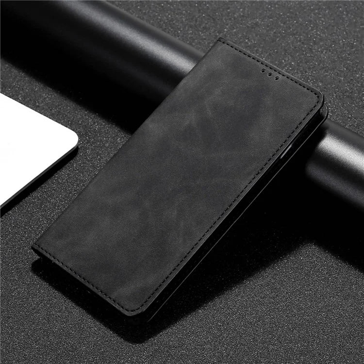 For Samsung Galaxy A05 4G Case PU Leather Flip Stand Shockproof Phone Cover with Card Slots