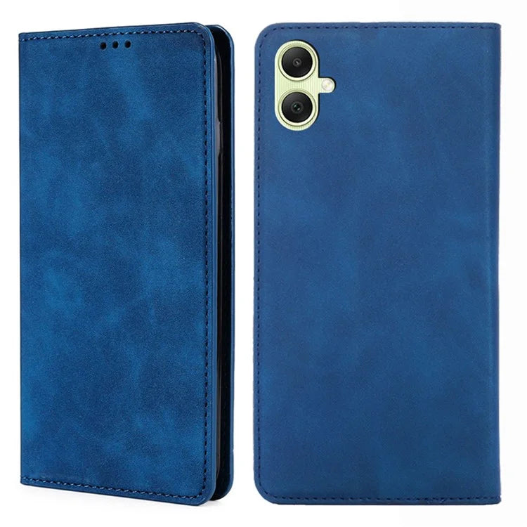 For Samsung Galaxy A05 4G Case PU Leather Flip Stand Shockproof Phone Cover with Card Slots