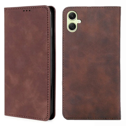 For Samsung Galaxy A05 4G Case PU Leather Flip Stand Shockproof Phone Cover with Card Slots