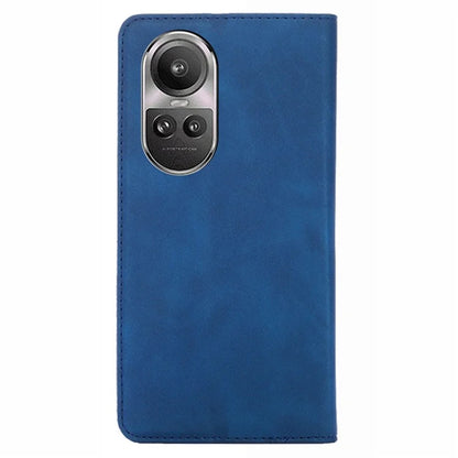 For Oppo Reno10 5G (Global) / Reno10 Pro 5G (Global) Case PU Leather+TPU Card Slots Stand Skin-touch Mobile Phone Cover