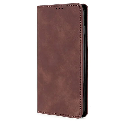 For Oppo Reno10 5G (Global) / Reno10 Pro 5G (Global) Case PU Leather+TPU Card Slots Stand Skin-touch Mobile Phone Cover