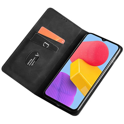 For Samsung Galaxy A05s 4G Case Skin-touch PU Leather Flip Stand Smart Phone Cover with Card Slots