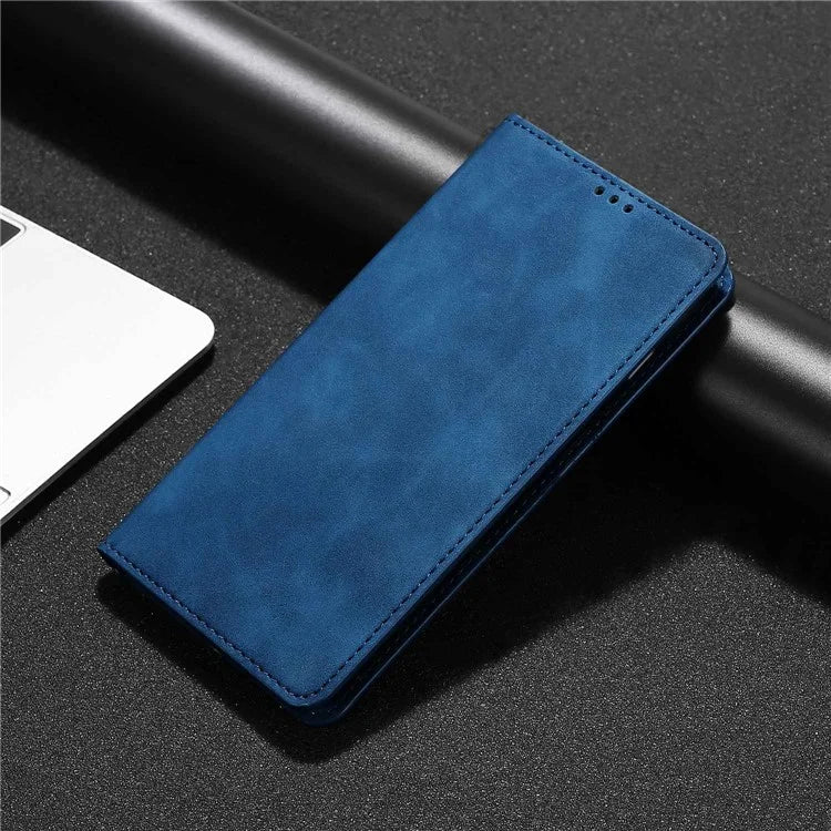 For Samsung Galaxy A05s 4G Case Skin-touch PU Leather Flip Stand Smart Phone Cover with Card Slots
