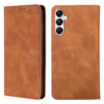 For Samsung Galaxy A05s 4G Case Skin-touch PU Leather Flip Stand Smart Phone Cover with Card Slots