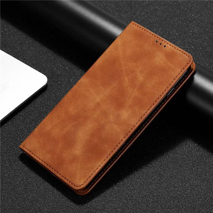 For Samsung Galaxy A05s 4G Case Skin-touch PU Leather Flip Stand Smart Phone Cover with Card Slots