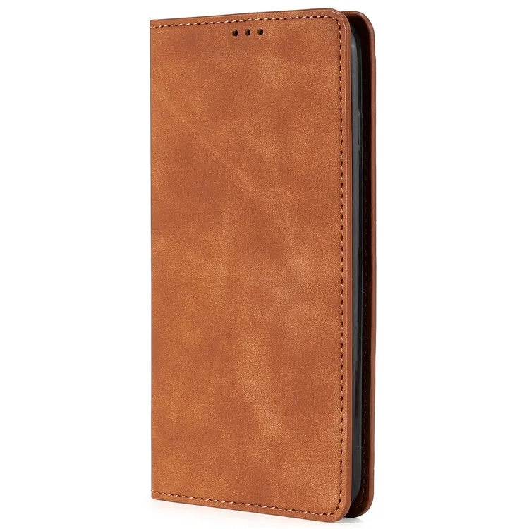 For Samsung Galaxy A05s 4G Case Skin-touch PU Leather Flip Stand Smart Phone Cover with Card Slots
