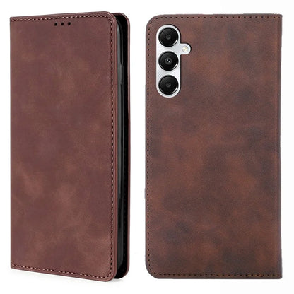 For Samsung Galaxy A05s 4G Case Skin-touch PU Leather Flip Stand Smart Phone Cover with Card Slots