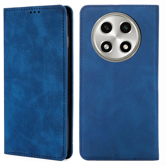 For Oppo A2 Pro 5G Case Skin-touch Flip Stand Anti-scratch PU Leather Phone Cover with Card Slots