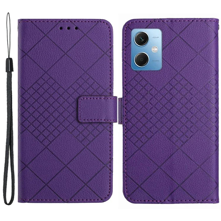 HT06 For Xiaomi Poco X5 5G / Redmi Note 12 5G (China) / (Global) /  (India) Case PU Leather Stand Phone Cover