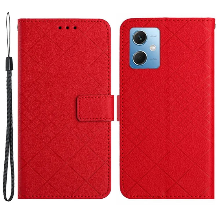 HT06 For Xiaomi Poco X5 5G / Redmi Note 12 5G (China) / (Global) /  (India) Case PU Leather Stand Phone Cover