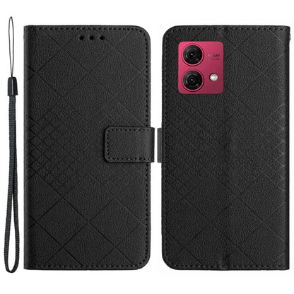 HT06 For Motorola Moto G84 5G Case Litchi Texture Wallet Leather Phone Cover