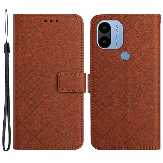 HT06 For Xiaomi Redmi A1+ 4G / A2+ 4G / Poco C50 4G / C51 4G Case PU Leather Wallet Stand Cover