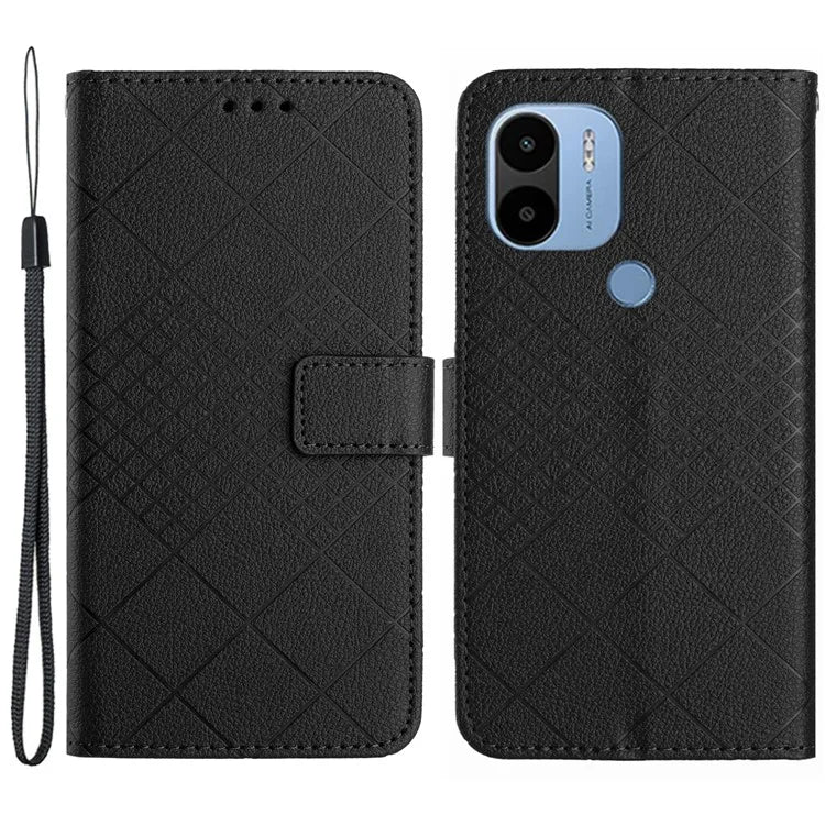 HT06 For Xiaomi Redmi A1+ 4G / A2+ 4G / Poco C50 4G / C51 4G Case PU Leather Wallet Stand Cover