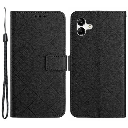 HT06 For Samsung Galaxy A05 4G Case Wallet Leather Imprinted Phone Cover