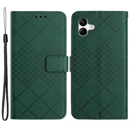 HT06 For Samsung Galaxy A05 4G Case Wallet Leather Imprinted Phone Cover