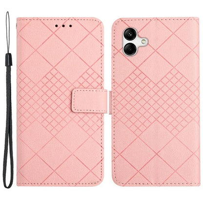 HT06 For Samsung Galaxy A05 4G Case Wallet Leather Imprinted Phone Cover
