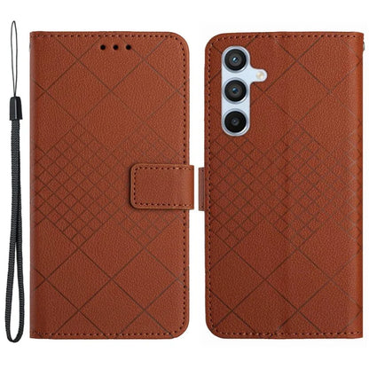HT06 For Samsung Galaxy S24+ Leather Case Litchi Texture Wallet Phone Cover