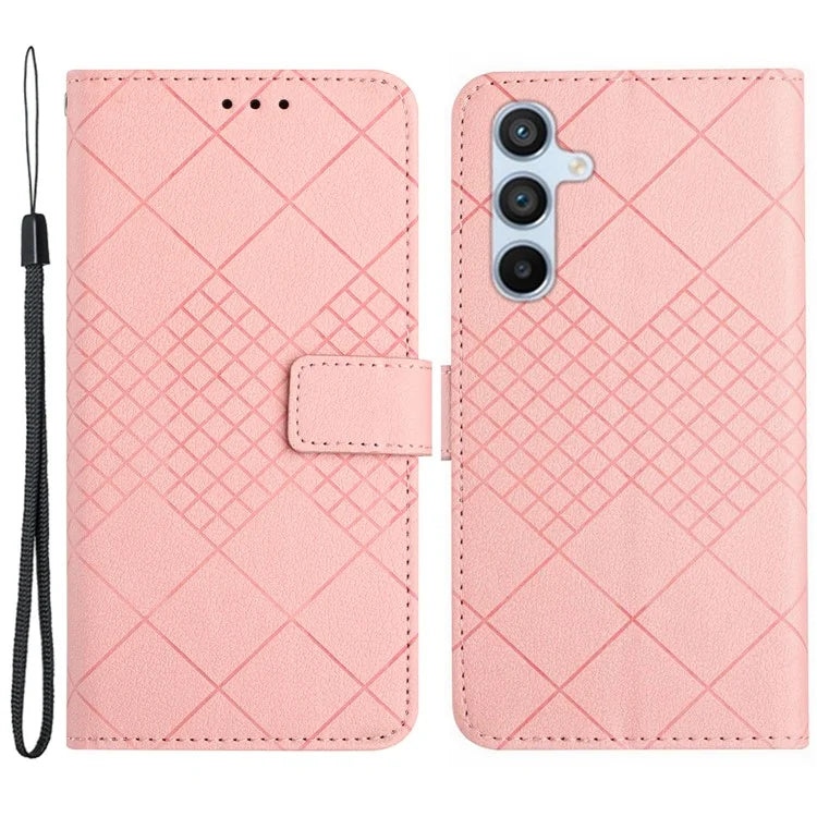 HT06 For Samsung Galaxy S24+ Leather Case Litchi Texture Wallet Phone Cover
