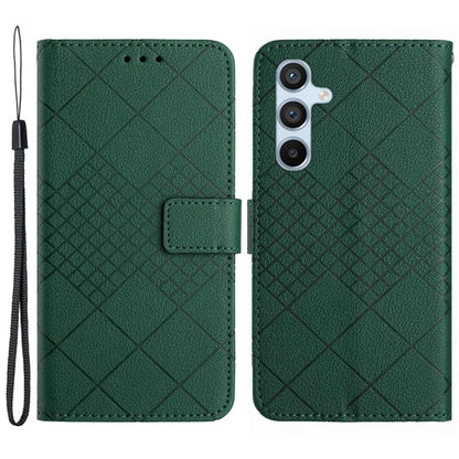 HT06 For Samsung Galaxy A25 5G (Global) (161.0 x 76.5 x 8.3mm) 3D Case Leather Phone Cover with Wallet Stand