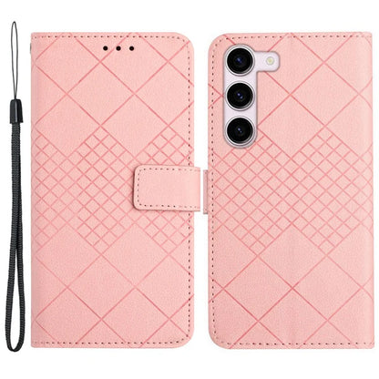 HT06 For Samsung Galaxy S23+ Case Magnetic Clasp Wallet Phone Cover