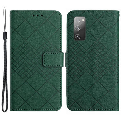 HT06 For Samsung Galaxy S20 FE 4G / FE 5G / S20 Lite / S20 FE 2022 Case Soft PU Leather Phone Cover