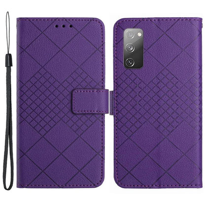 HT06 For Samsung Galaxy S20 FE 4G / FE 5G / S20 Lite / S20 FE 2022 Case Soft PU Leather Phone Cover