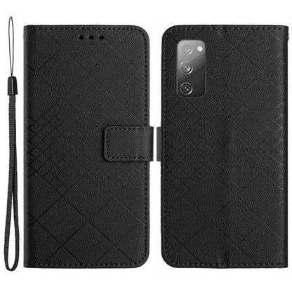 HT06 For Samsung Galaxy S20 FE 4G / FE 5G / S20 Lite / S20 FE 2022 Case Soft PU Leather Phone Cover