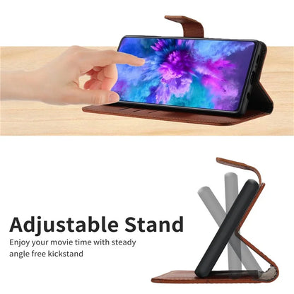HT06 For iPhone 13 6.1 inch Case Imprint Rhombus Pattern Stand PU Leather Phone Cover