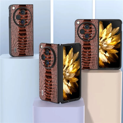 ABEEL For OnePlus Open Case Crocodile Texture Shockproof Phone Cover