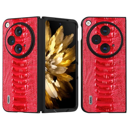 ABEEL For OnePlus Open Case Crocodile Texture Shockproof Phone Cover
