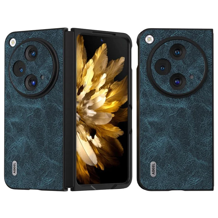 ABEEL For OnePlus Open Case PU Leather Litchi Texture Phone Back Cover