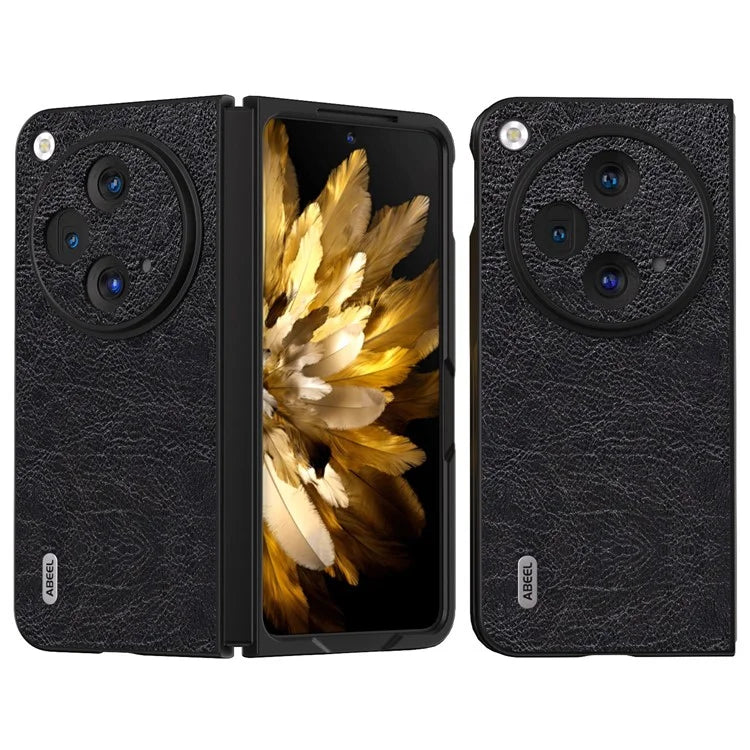 ABEEL For OnePlus Open Case PU Leather Retro Litchi Texture Phone Back Shell