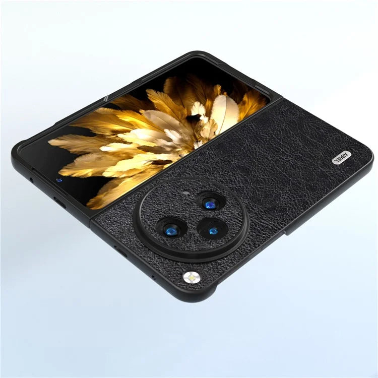 ABEEL For OnePlus Open Case PU Leather Retro Litchi Texture Phone Back Shell