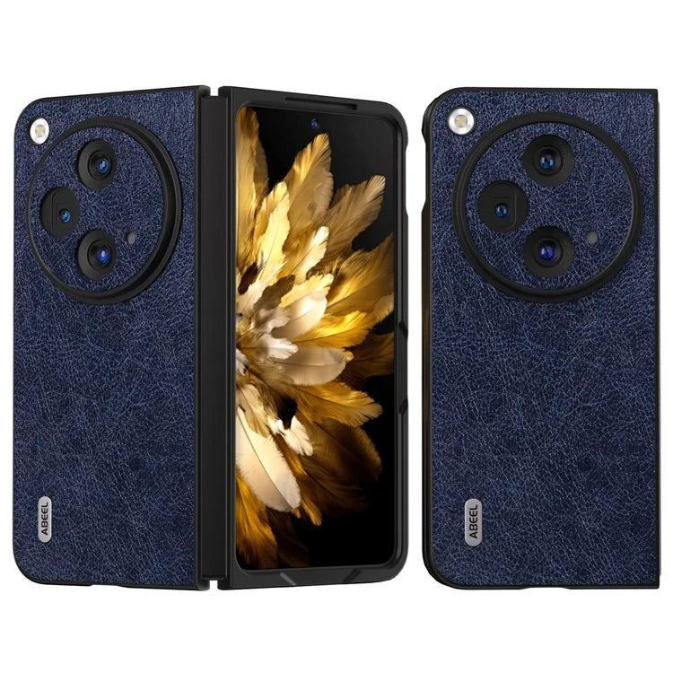 ABEEL For OnePlus Open Case PU Leather Retro Litchi Texture Phone Back Shell